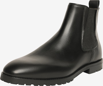 Henry Stevens Chelsea Boots 'Wallace CB' in Black: front
