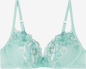 INTIMISSIMI Push-up Bra 'GIOIA EMERALD' in Green: front