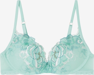 INTIMISSIMI Push-up Bra 'GIOIA EMERALD' in Green: front