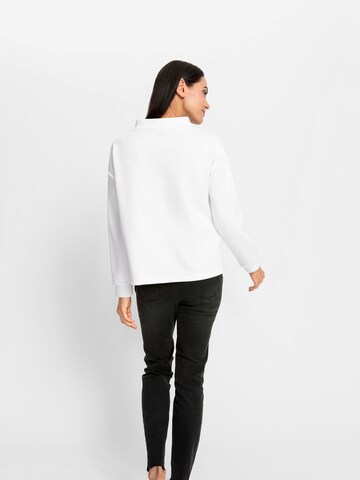 Sweat-shirt heine en blanc