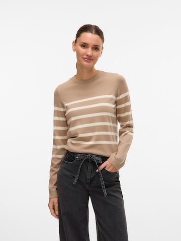 VERO MODA Свитер 'VMSABA' в Бежевый: спереди