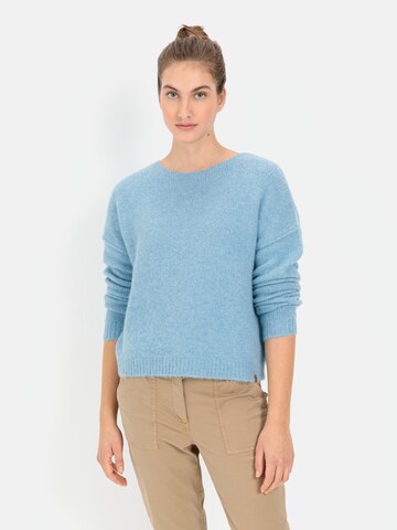 CAMEL ACTIVE Oversized Sweater in Blue: front