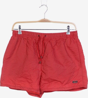 BOSS Black Shorts in 34 in Red: front