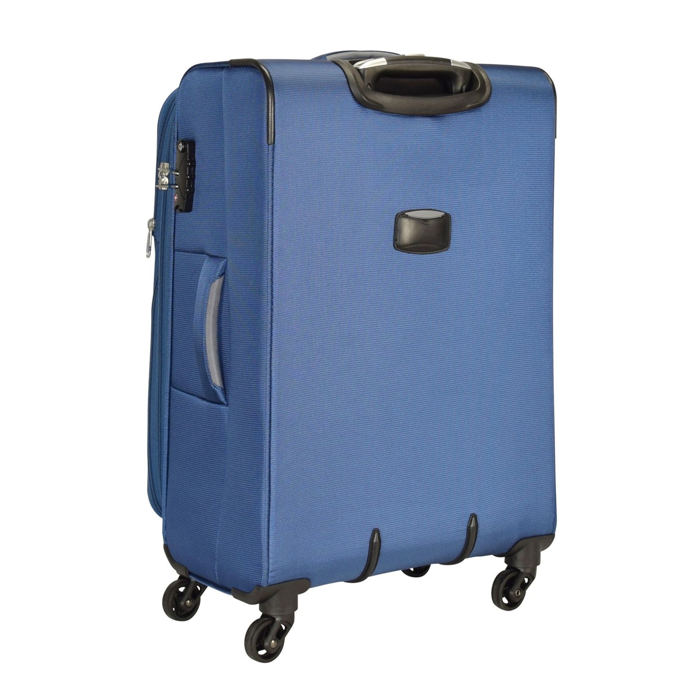 D&N Suitcase Set 'Travel Line 6400' in Blue