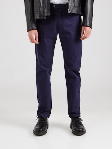 Effilé Pantalon chino GANT en bleu : devant