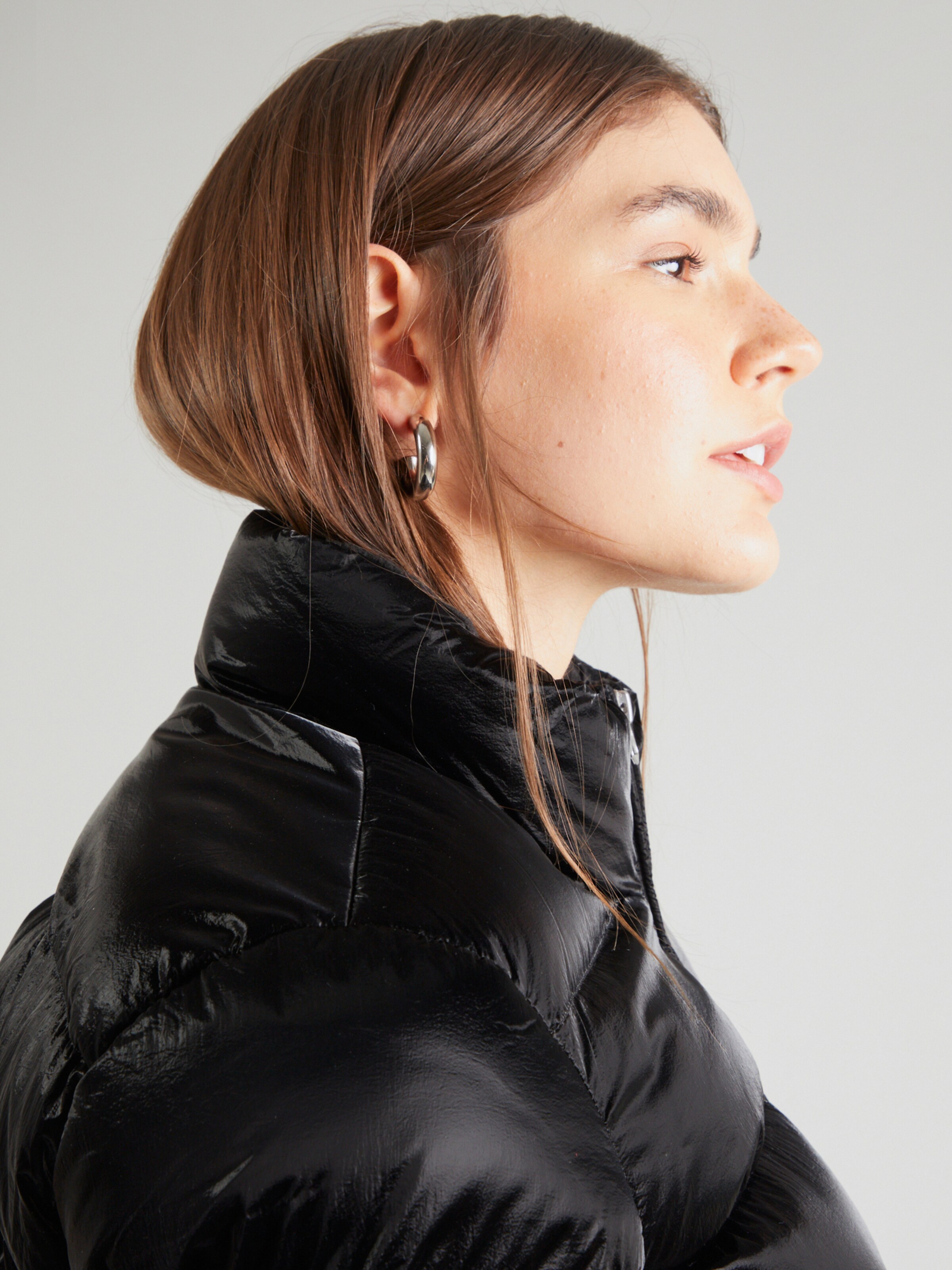 Schott NYC Damen Clarew Jacke – Glänzende Daunenjacke Aus Nylon
