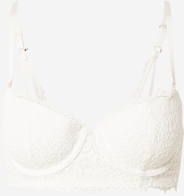AERIE Balconette BH in Wit: voorkant