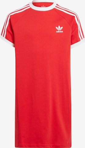 Robe 'Adicolor' ADIDAS ORIGINALS en rouge : devant