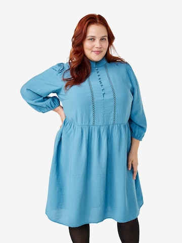 ZizziKošulja haljina 'CAILVY' - plava boja: prednji dio