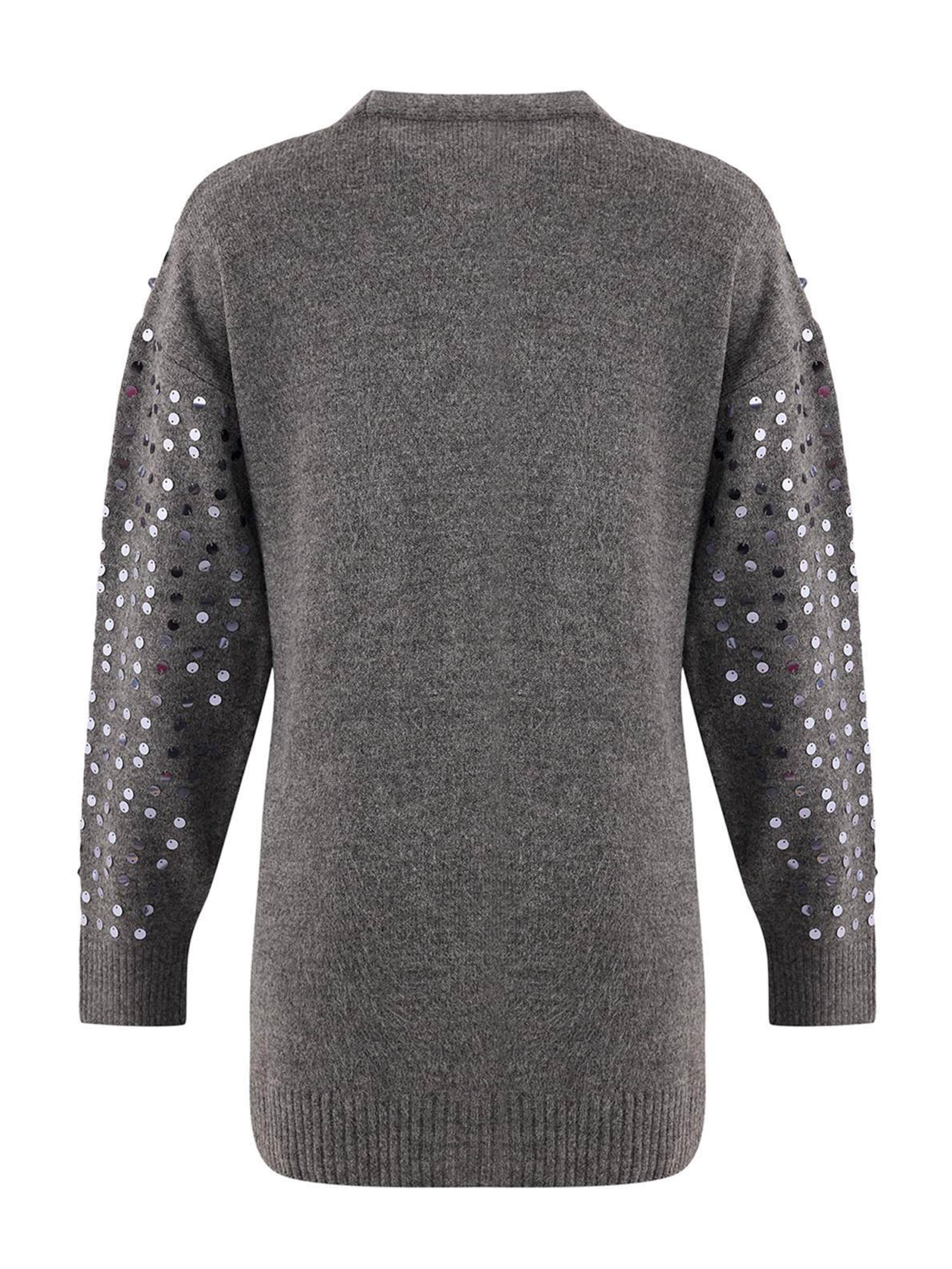 Trendyol Knit cardigan in Grey