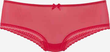 PETITE FLEUR GOLD Crotchless Lingerie in Red: front