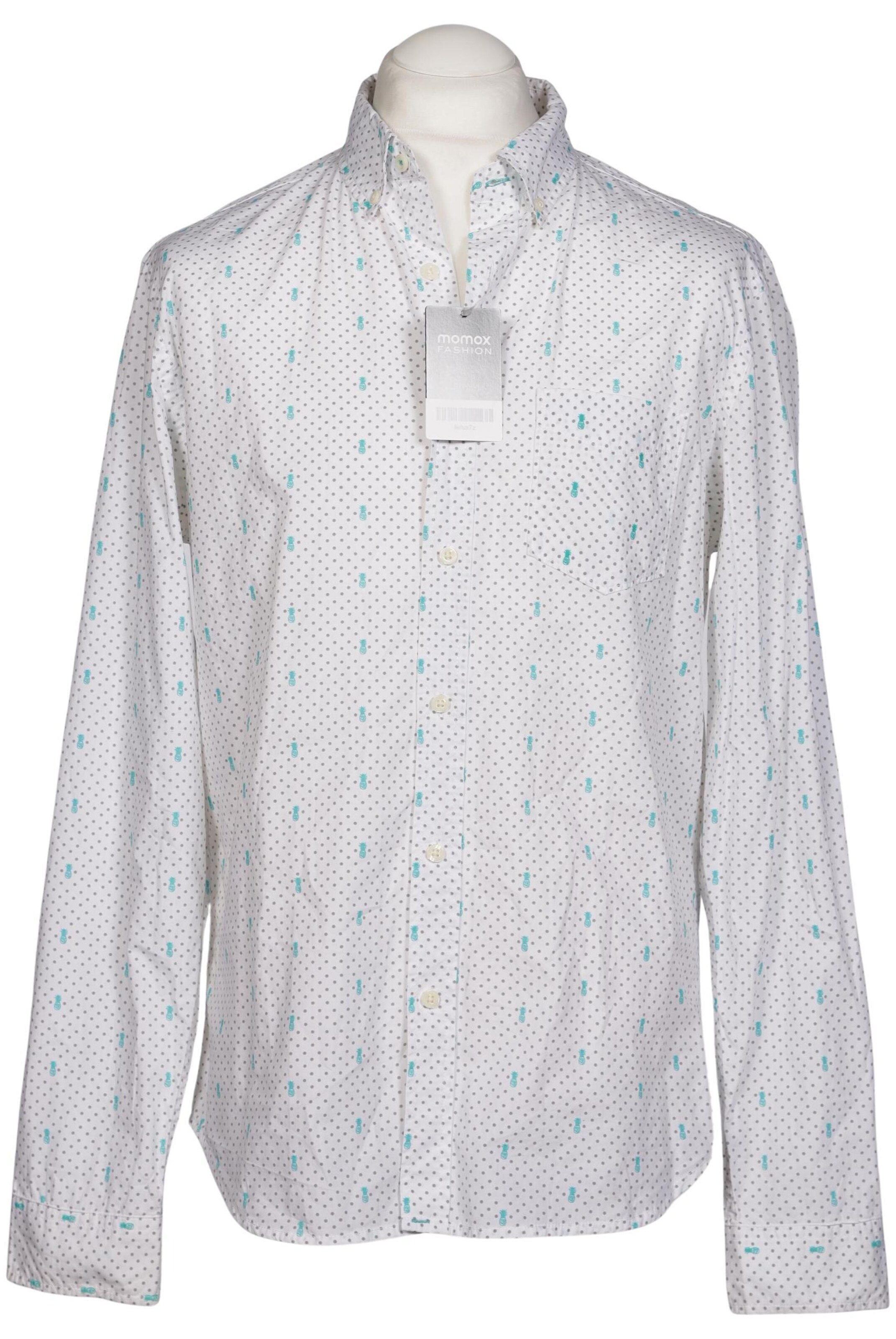 AÉROPOSTALE Button Up Shirt in M in White: front