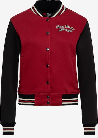 Queen Kerosin Sweatjacke 'We Can Do It' in Rot: Vorderseite