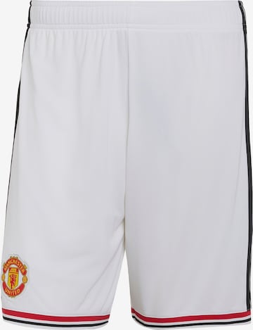 ADIDAS PERFORMANCE Sportshorts 'Manchester United 26/27' in Weiß: Vorderseite