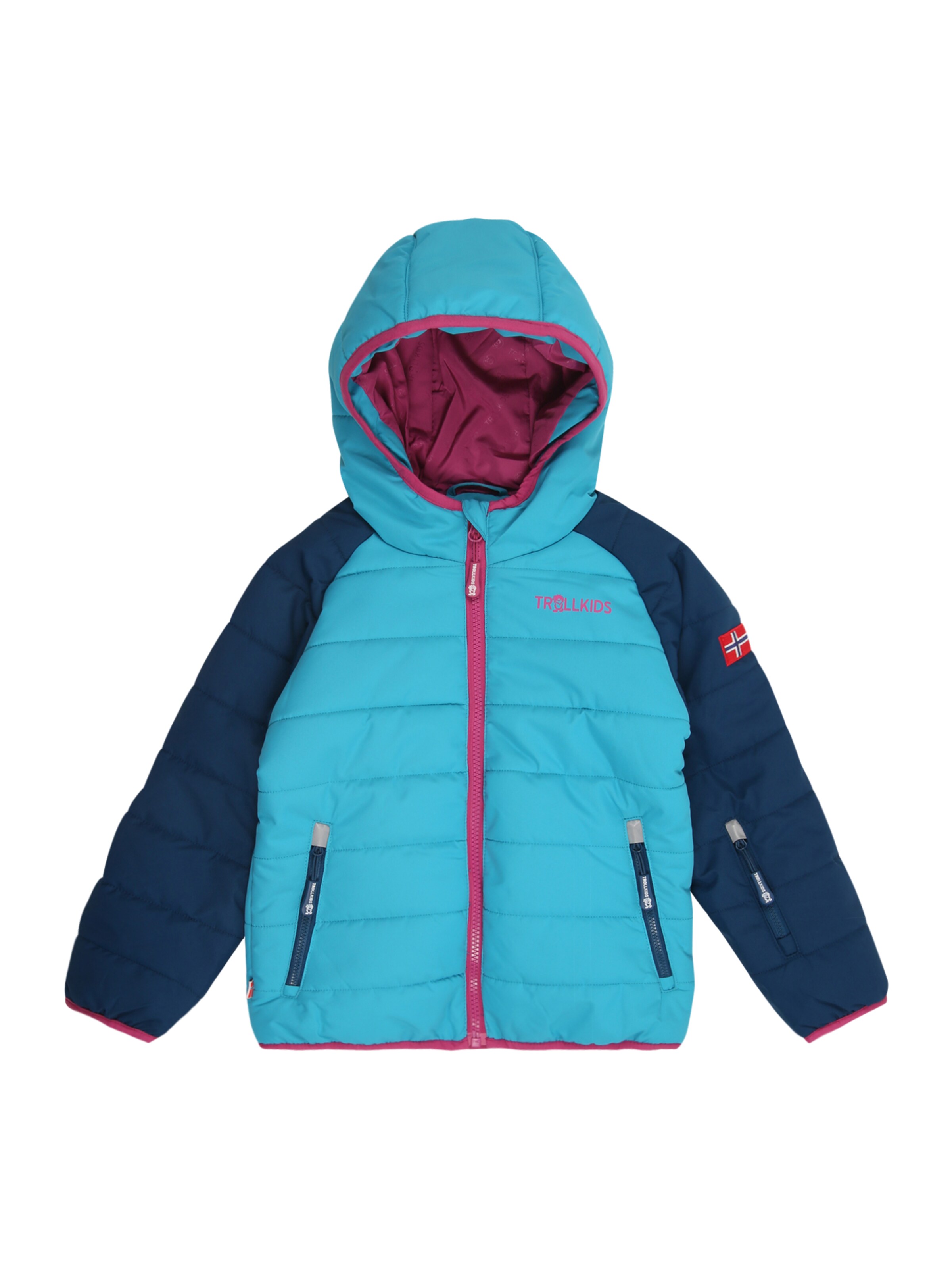 Kvalvika Softshell Trollkids Girls Kvalvika Jacket Mulberry 110