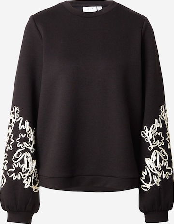 melns VILA Sportisks džemperis 'VISIFFI': no priekšpuses