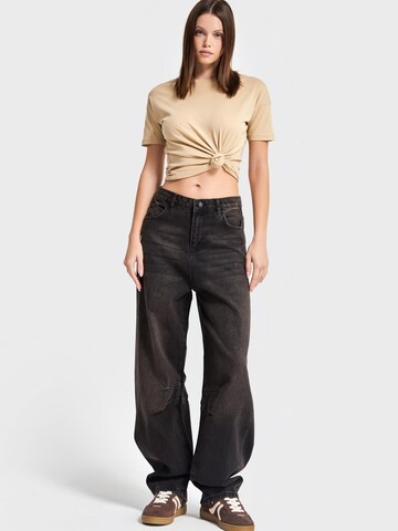 IT'S BASIC Baggy Jeans 'Baggy Mid Rise Jeans' in Zwart
