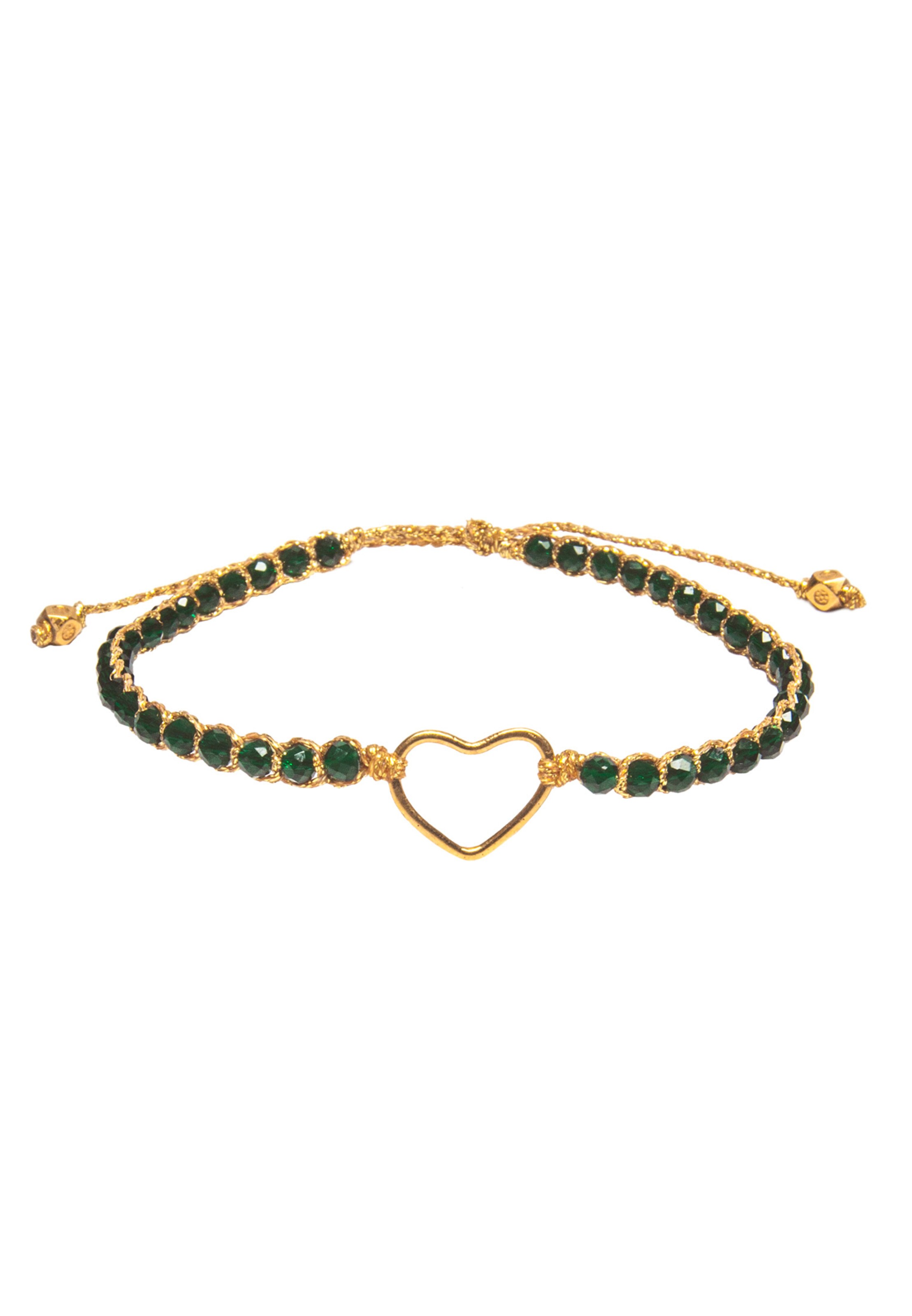 Bracelet Samapura Jewelry en vert : devant