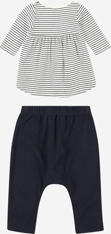 PETIT BATEAU Set: Kleid und Legging in Blau