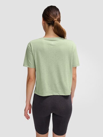 Hummel Majica 'TE LIGHT BURNOUT' | zelena barva