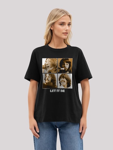 F4NT4STIC Shirt in Zwart: voorkant