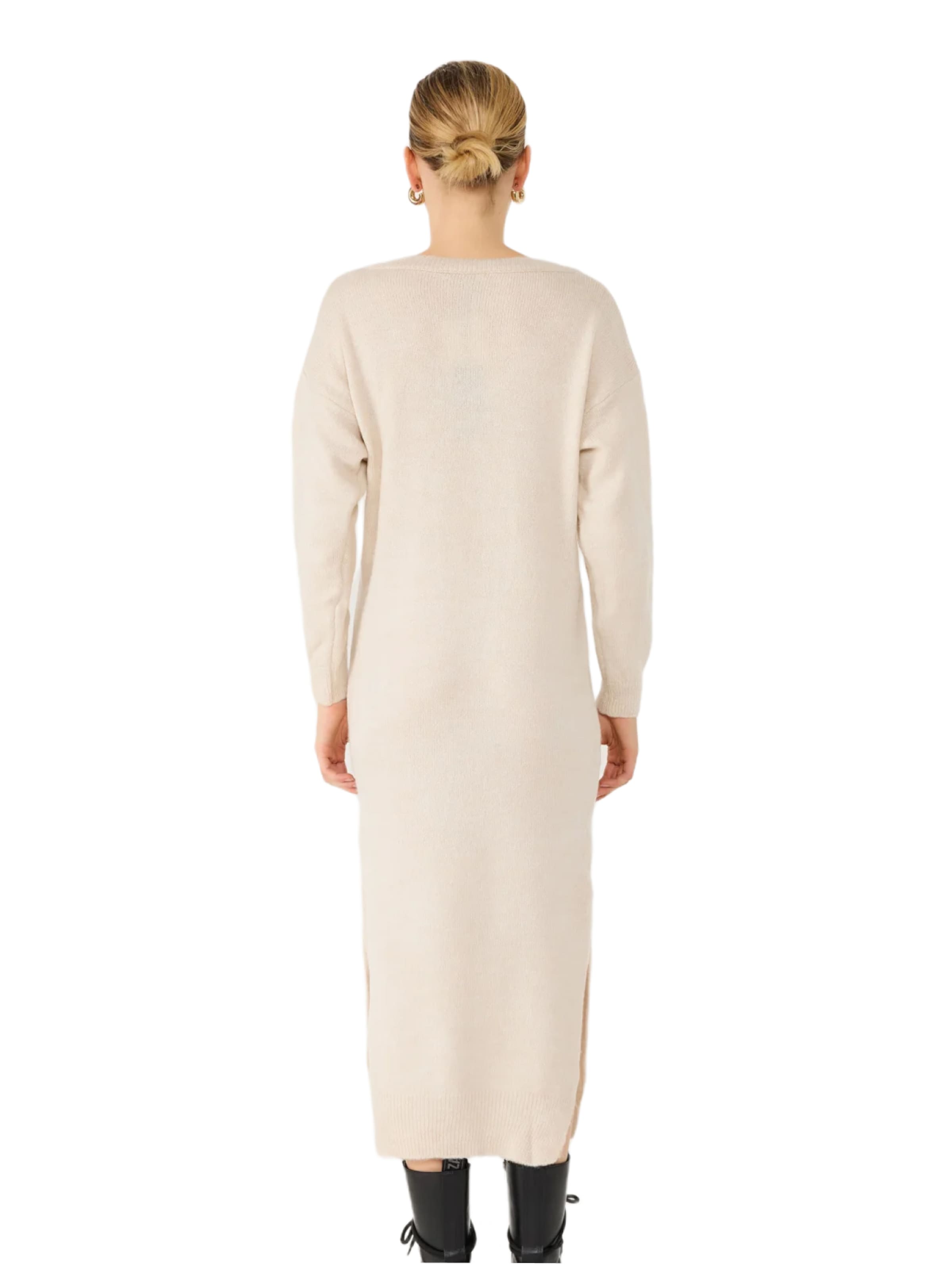 No Matter What Knit dress in Beige