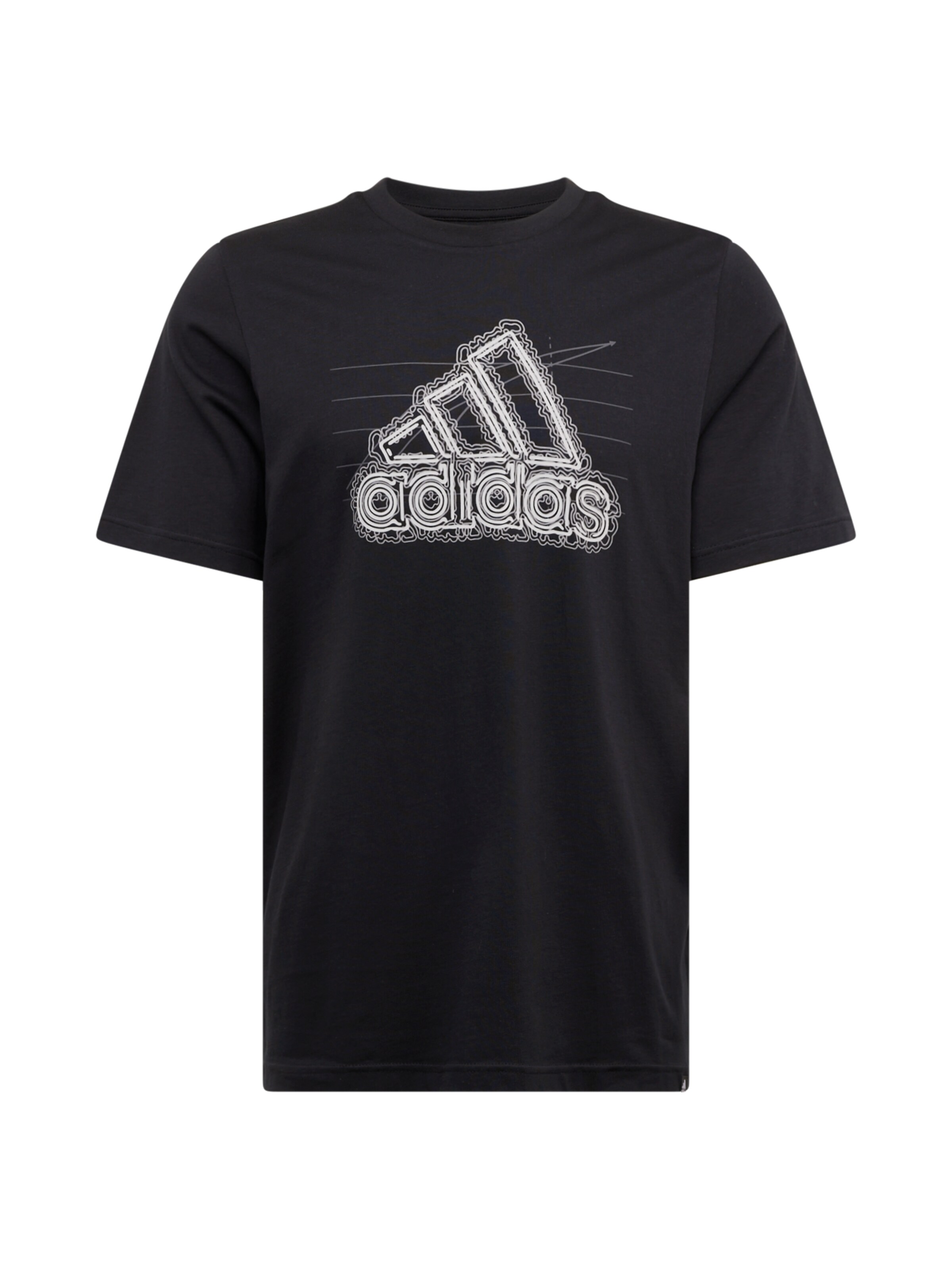 Maglia funzionale di ADIDAS SPORTSWEAR in nero: frontale