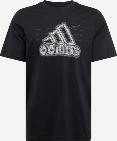 ADIDAS SPORTSWEAR Функциональная футболка 'GROWTH BOS' в Серый / Черный / Грязно-белый, Обзор товара