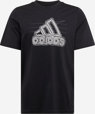 T-Shirt fonctionnel 'GROWTH BOS' ADIDAS SPORTSWEAR en noir : devant