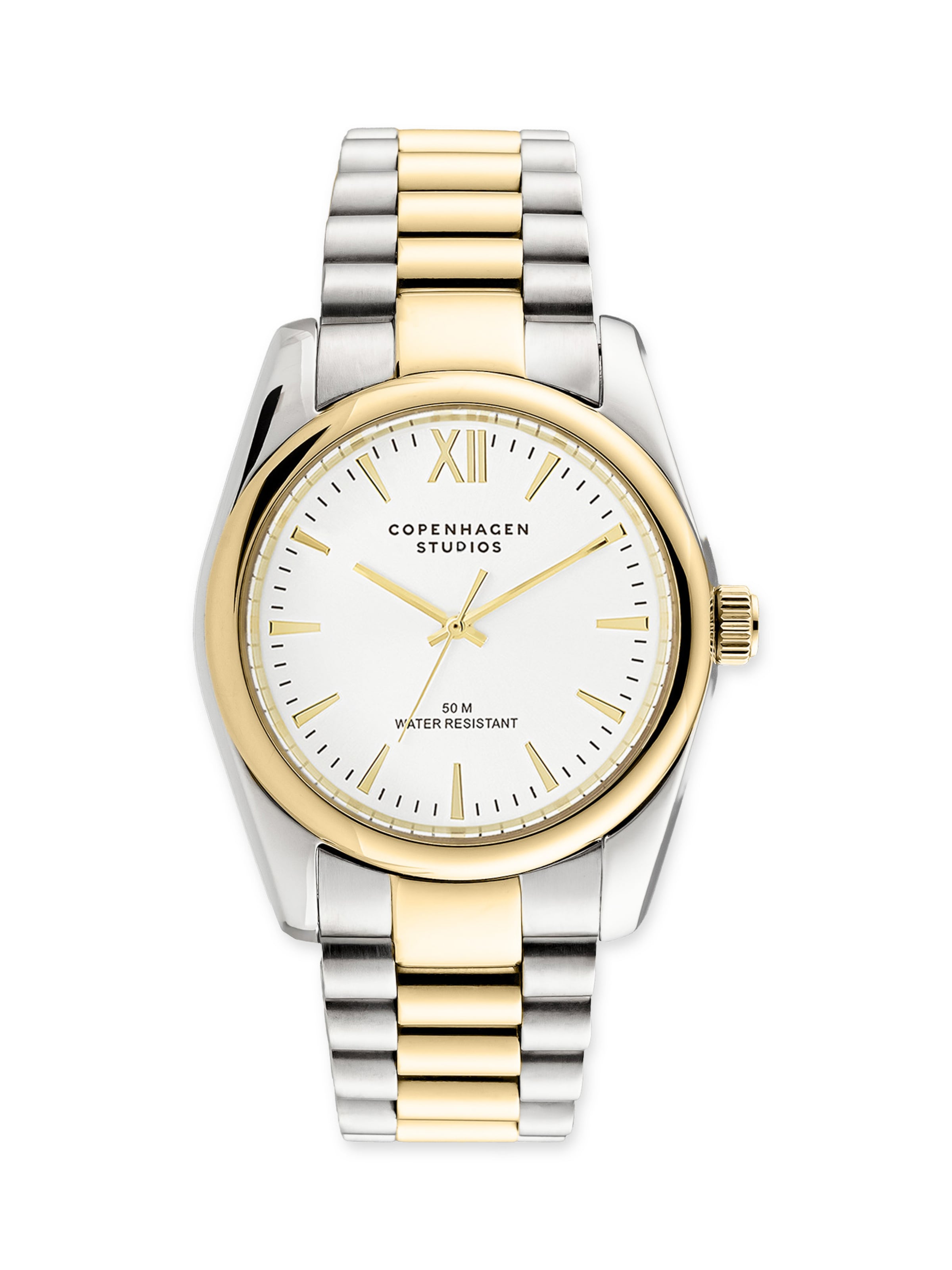 Copenhagen Studios Analoog horloge in Zilver: voorkant