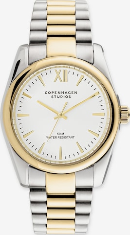 Montre à affichage analogique Copenhagen Studios en argent : devant