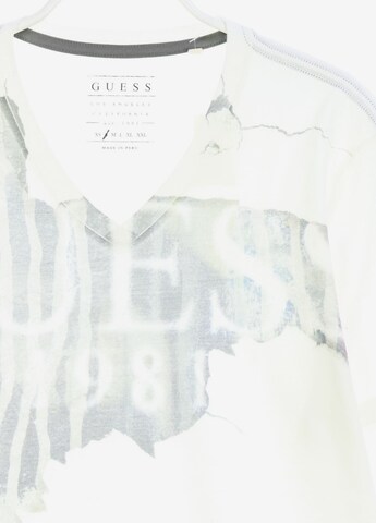 GUESS T-Shirt S in Weiß