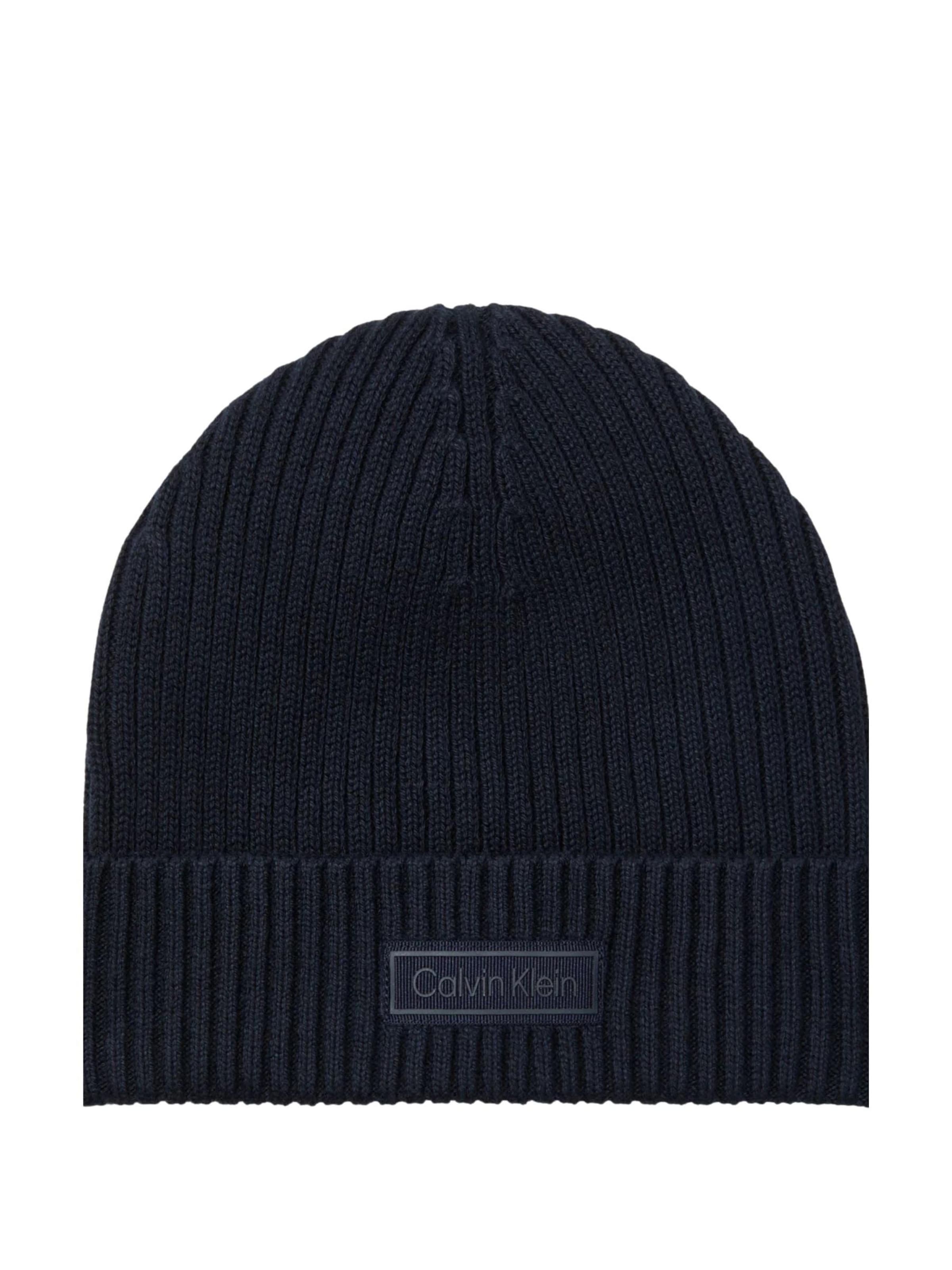 Calvin Klein Mütze 'LV04D8053G - CAPPELLO - CALVIN KLEIN'‌ in Blau: Vorderseite