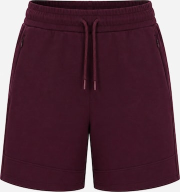 True North Loose fit Pants in Red: front