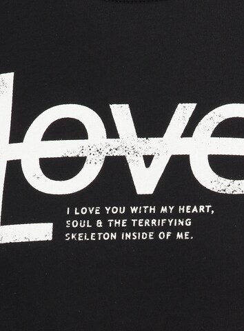 T-Shirt 'MT LOVE YOU' Key Largo en noir