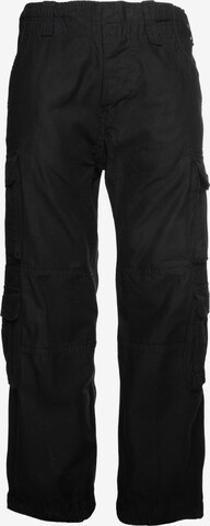 Pantalon cargo MJ Gonzales en noir : devant