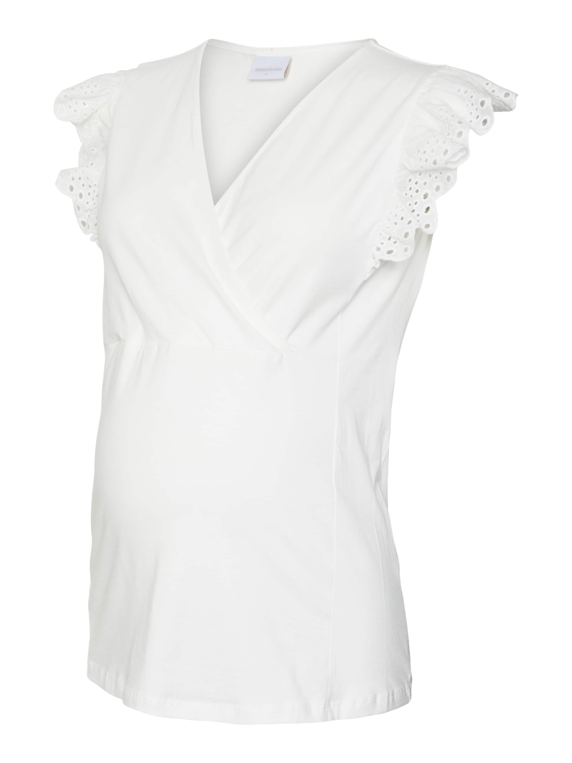 MAMALICIOUS Tričko 'MLMaya Tess' - Biela: predná strana