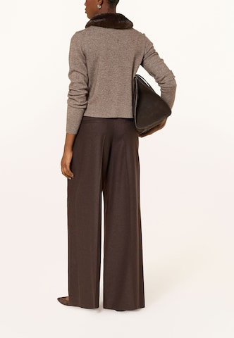 darling harbour Knit Cardigan in Beige: back