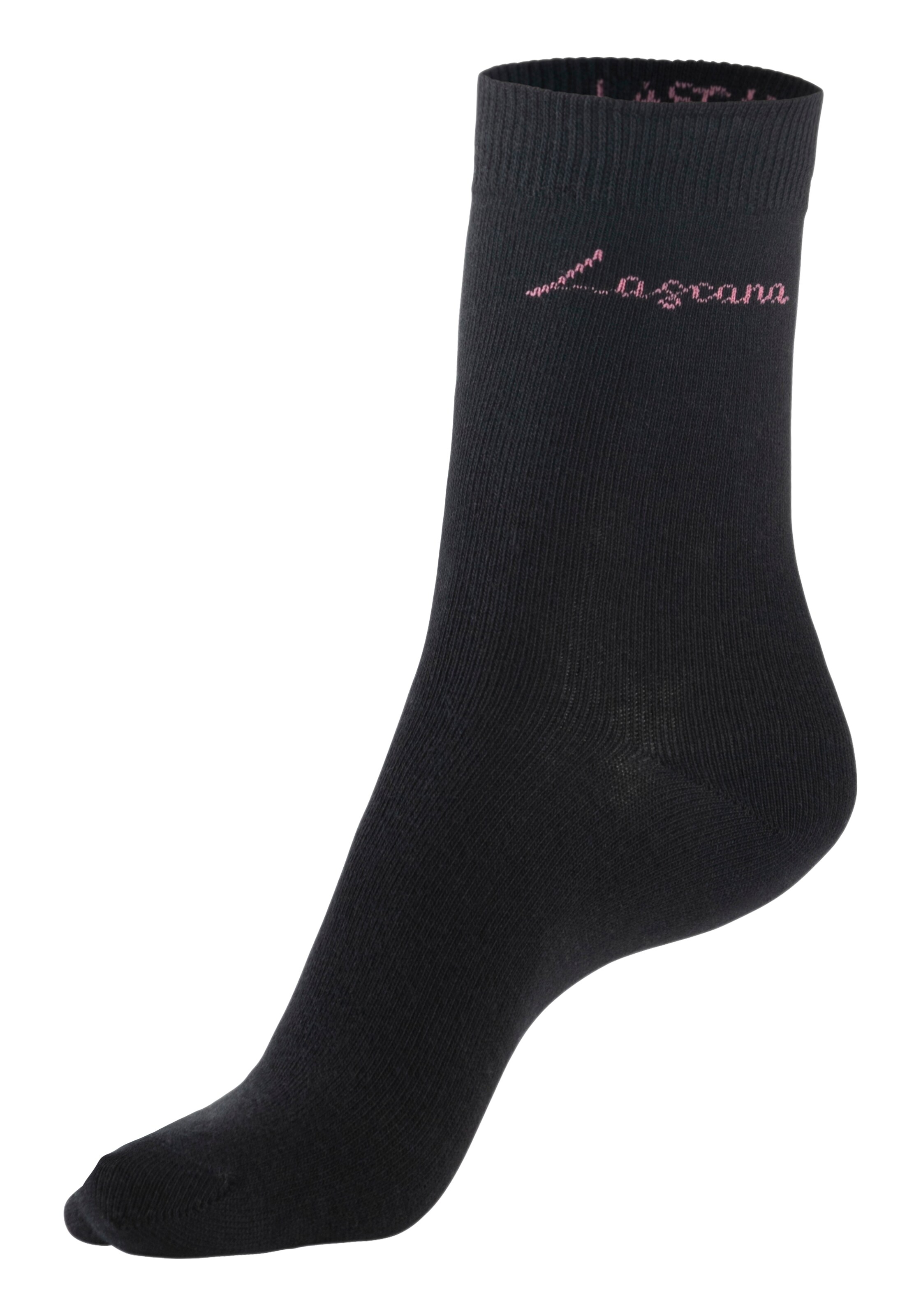 LASCANA Socken in Schwarz
