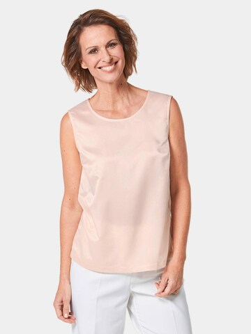 Goldner Top in Pink: Vorderseite