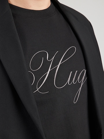 HUGO Тениска 'Dalent' в черно