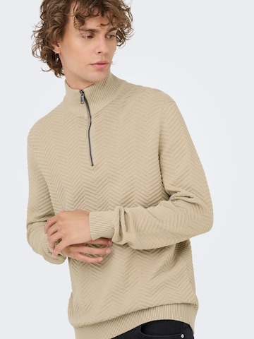 Only & Sons Pullover 'MACE' i grå