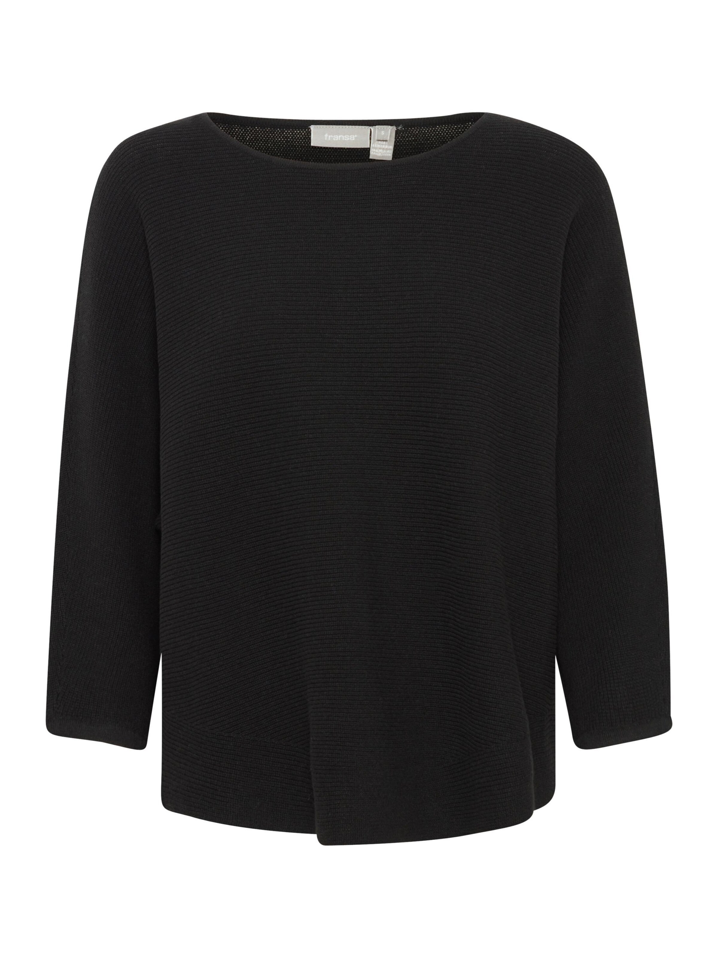 Fransa Sweater 'FRSinja' in Black: front