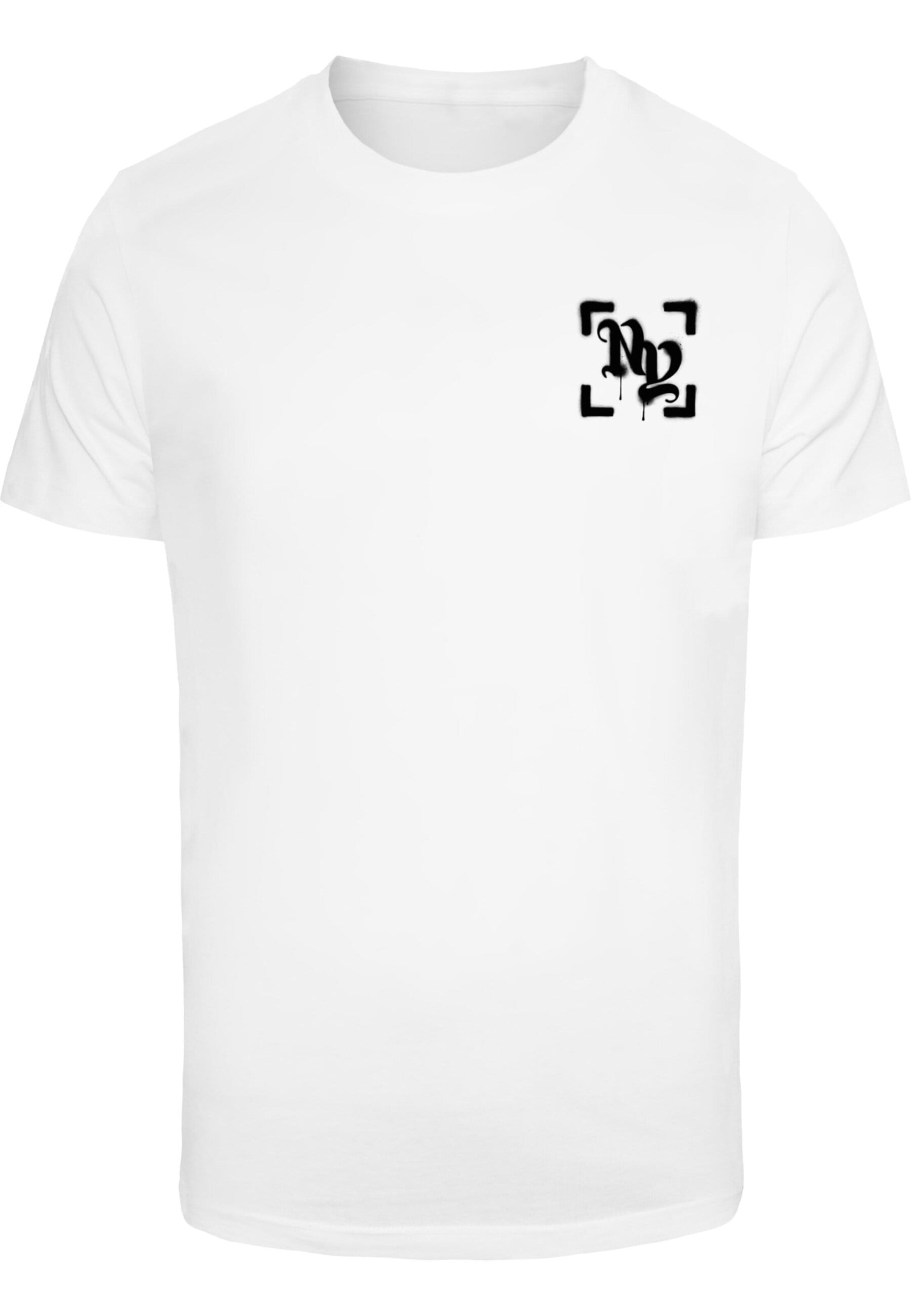 T-Shirt 'Framed NY' Mister Tee en blanc : devant