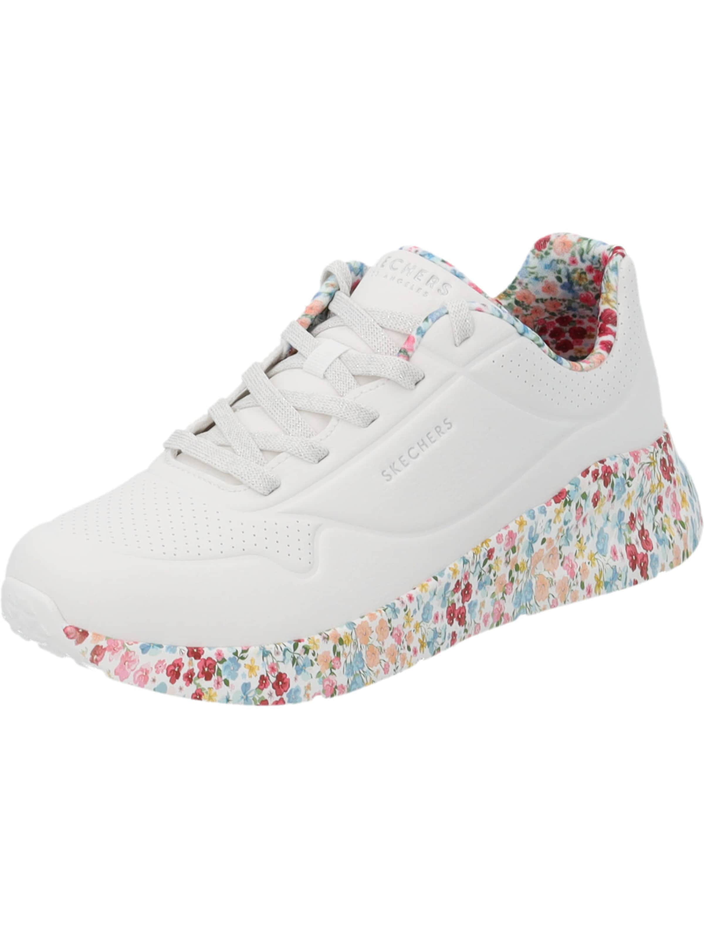 Baskets basses SKECHERS en blanc : devant