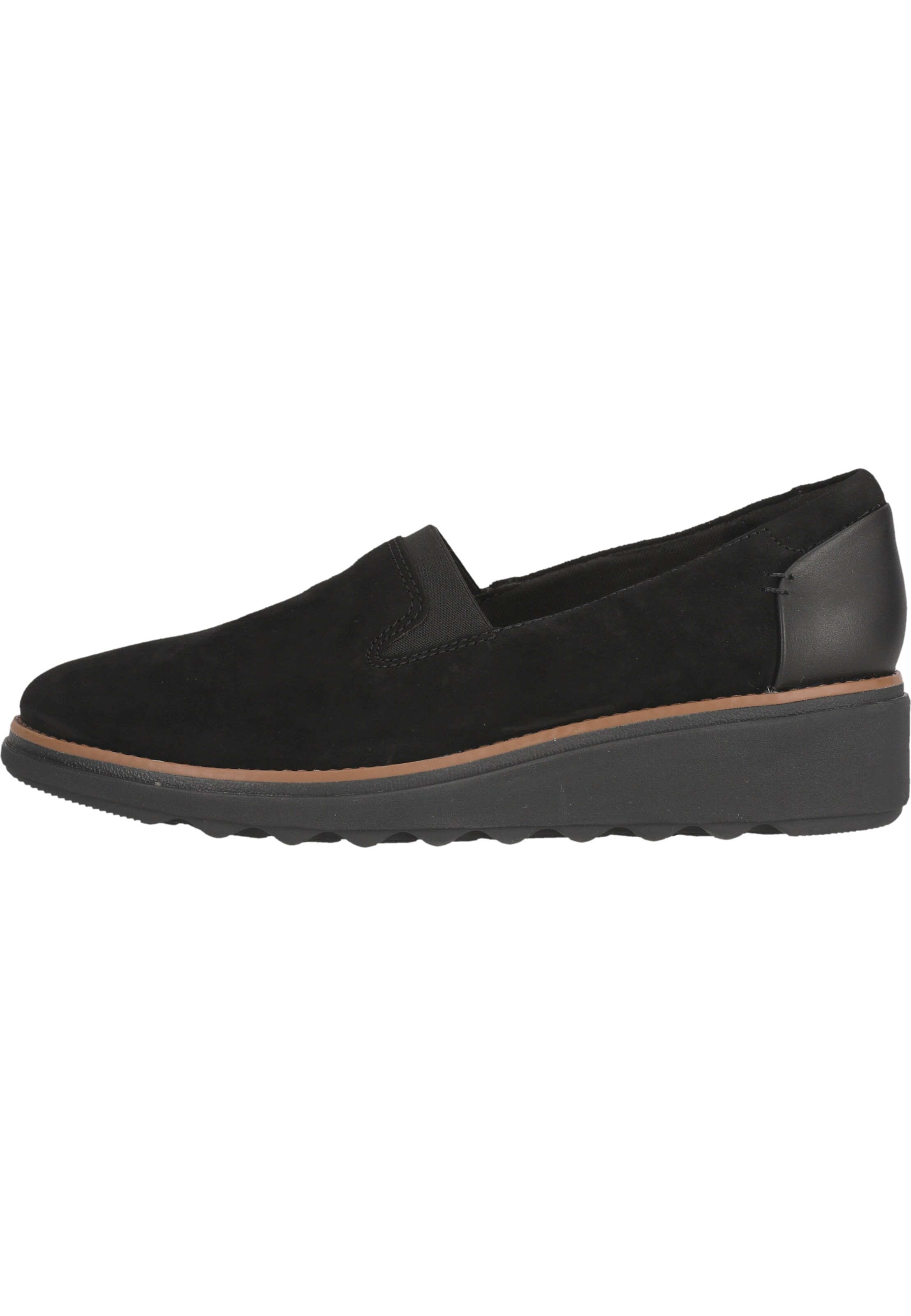 CLARKS Ballerina 'Sharon Dolly' in Zwart