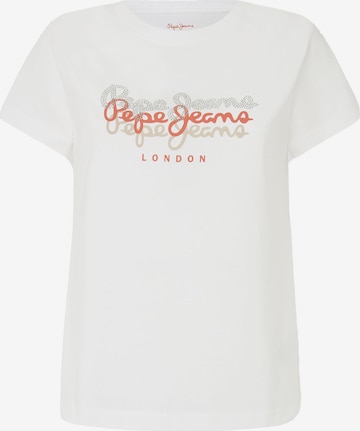 Pepe Jeans Shirt 'GALEY' in Wit: voorkant