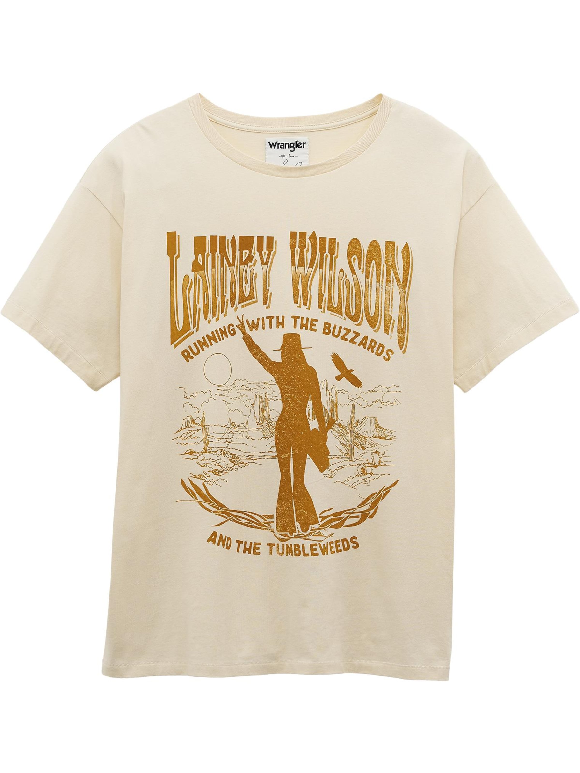 WRANGLER Shirt 'Buzzards'‌‌‌‌‌‌‌ in Beige: Vorderseite