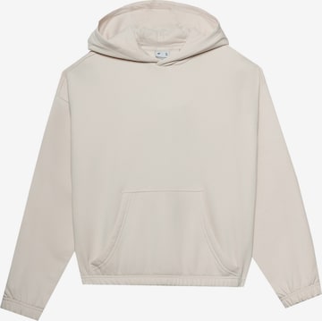 Sweat-shirt 4F en beige : devant