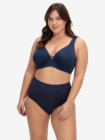 SHEEGO Minimiser Bra in Blue: front